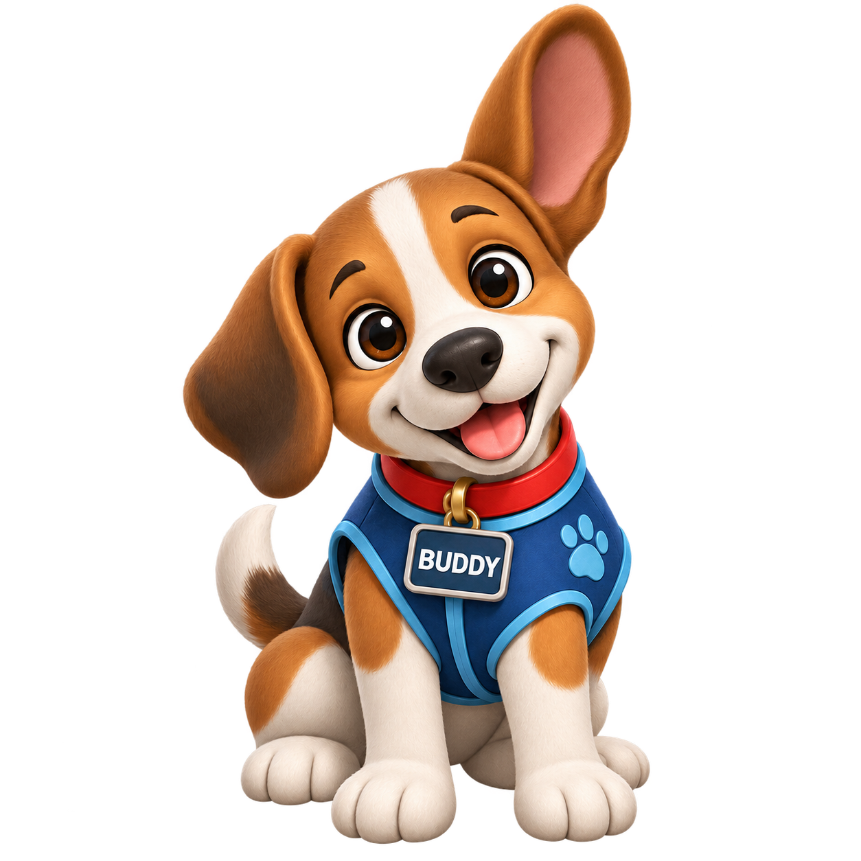 Buddy, the babybrain.ai mascot